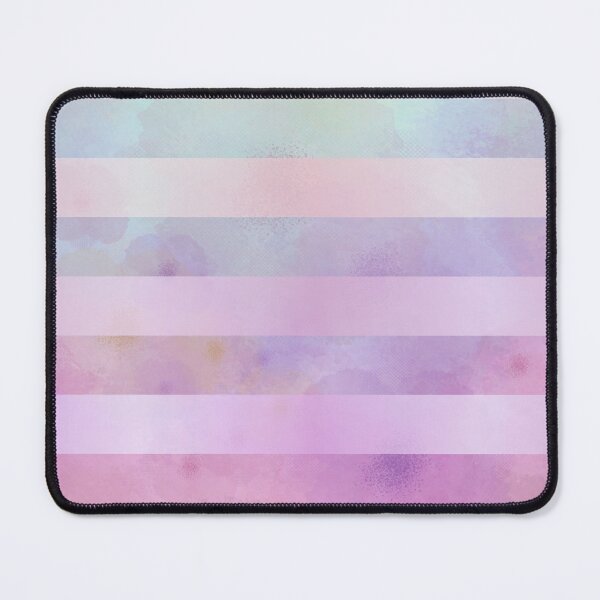 Item preview, Abstract Rainbow Flowers Watercolor And Ribbon Stripes In Shades of Pink designed and sold by IZiets.