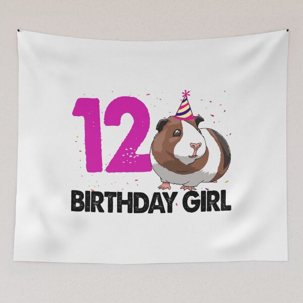 Item preview, Birthday Girl 12 Guinea Pig designed and sold by Bendthetrend.