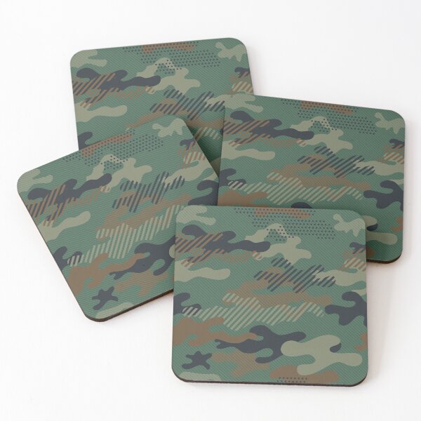 Item preview, Green and brown camouflage designed and sold by LebrehDesign.