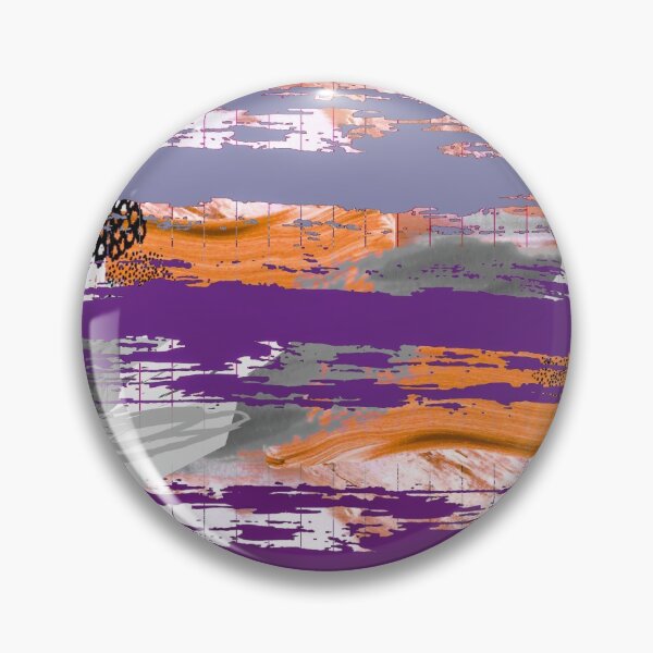 Item preview, Acrylic Stripped Brush Strokes Collage Patterned designed and sold by Designs By YL.