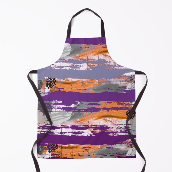 Item preview, Acrylic Stripped Brush Strokes Collage Patterned designed and sold by Designs By YL.