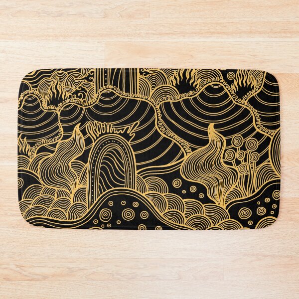 Item preview, Batik Stones and Plants 1 designed and sold by Goba Bali Studio.