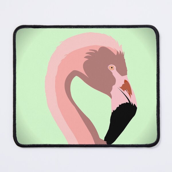 Item preview, Pink Flamingo on Mint Green Background designed and sold by TemptedBlaze.