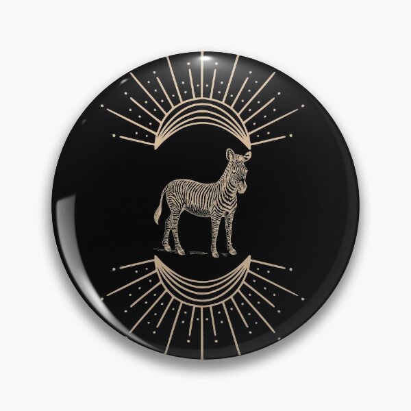 Item preview, Golden Zebra in the Sun designed and sold by Ink-and-Thread.