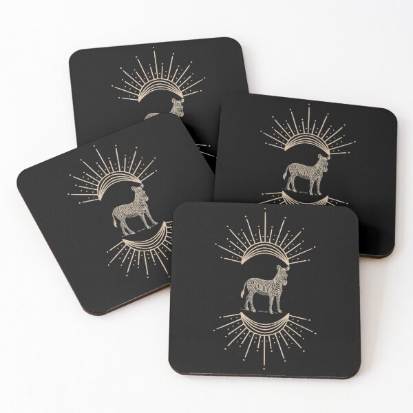 Item preview, Golden Zebra in the Sun designed and sold by Ink-and-Thread.