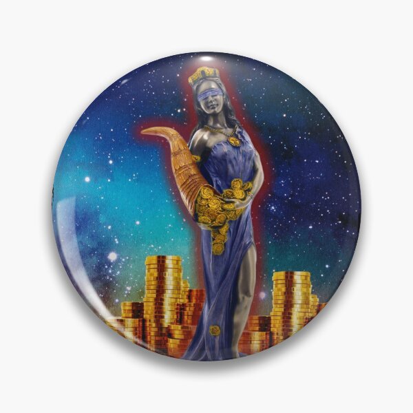 Item preview, Lady Luck Goddess Greek Mythology Fortuna designed and sold by signsandsymbols.