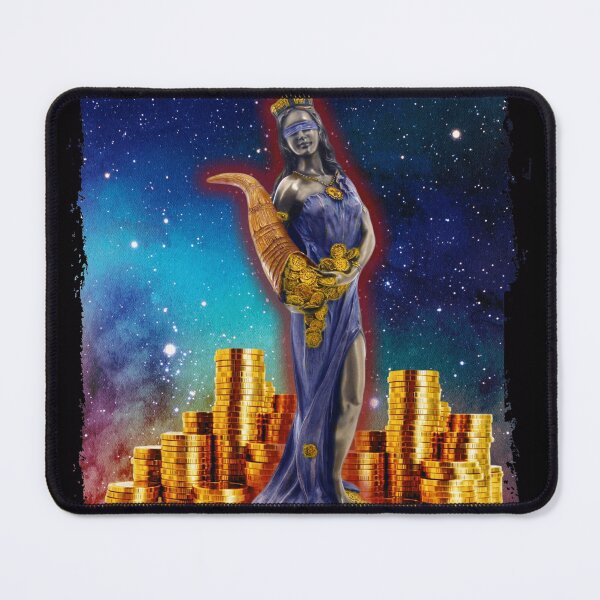 Item preview, Lady Luck Goddess Greek Mythology Fortuna designed and sold by signsandsymbols.