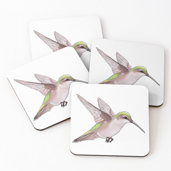 Item preview, Female ruby-breasted hummingbird designed and sold by Lauren Rakes.