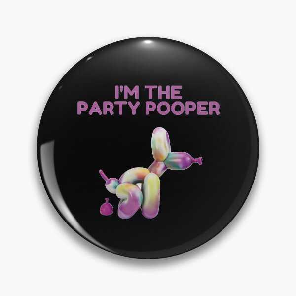 Item preview, I'm The Party Pooper | Cool Quote BalloonDog Design designed and sold by D-Shirt-More.