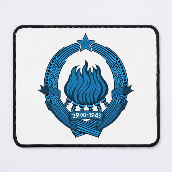 Item preview, Jugoslavija grb plavi [Blue Yugoslavia] designed and sold by TinThor.