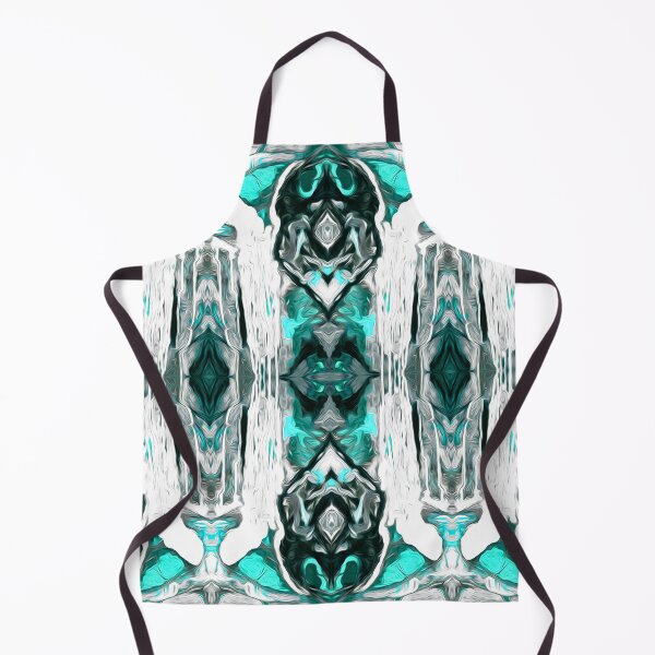 Artikelvorschau, Ornamental, abstract, vintage, turquoise, white entworfen und verkauft von Svitac.