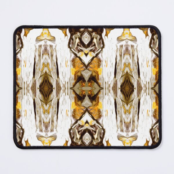 Item preview, Ornamental, abstract, vintage, autmn colors, yellow, ochre, white designed and sold by Svitac.