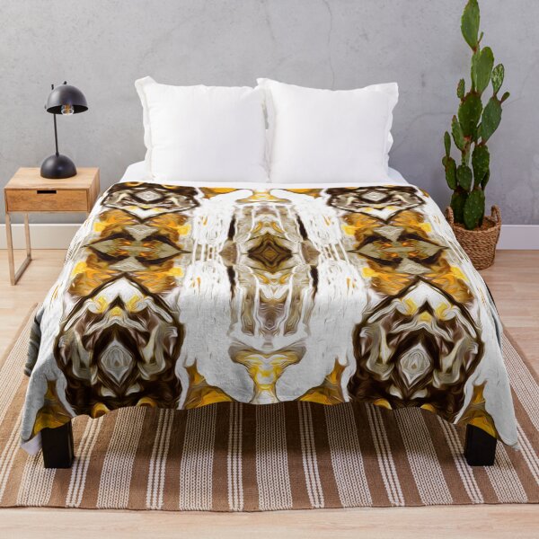 Item preview, Ornamental, abstract, vintage, autmn colors, yellow, ochre, white designed and sold by Svitac.