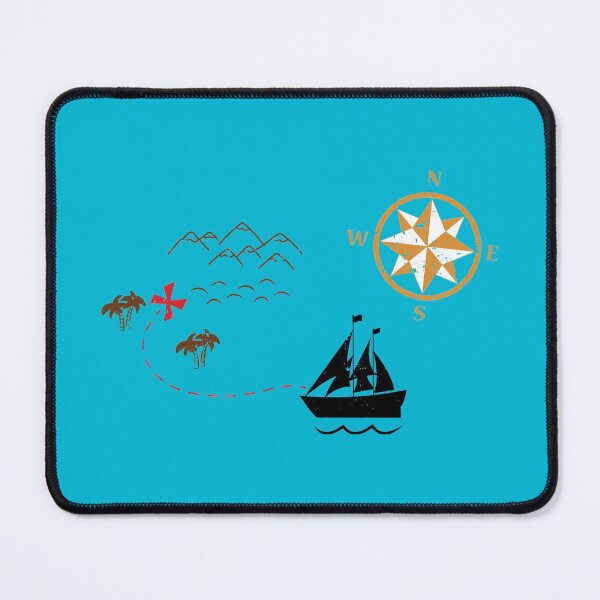 Item preview, Vintage Treasure Map with Distressed Texture designed and sold by Blok45.