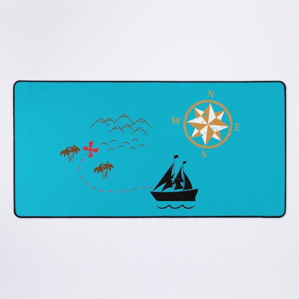 Item preview, Vintage Treasure Map with Distressed Texture designed and sold by Blok45.