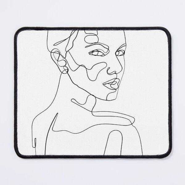 Item preview, Line art Drawing woman minimalistic abstract art  designed and sold by KIKAIA  The Label.