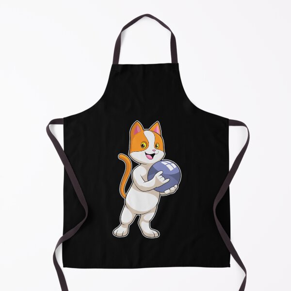Item preview, Cat at Bowling with Bowling ball designed and sold by Snabdesign84.