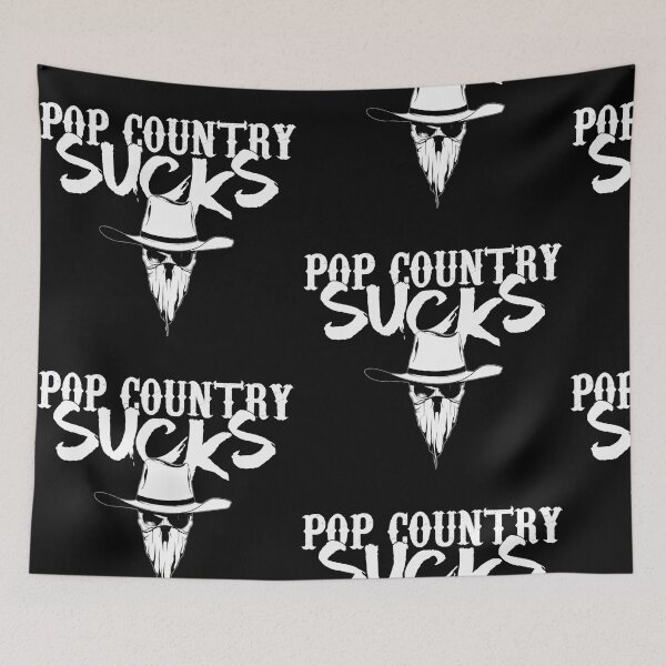 Item preview, POP COUNTRY SUCKS designed and sold by Sunny6DesignCo.