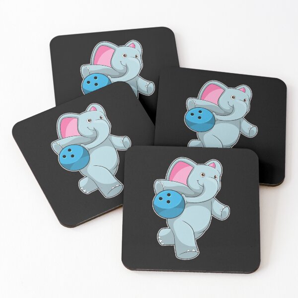Item preview, Elephant at Bowling with Bowling ball designed and sold by Snabdesign84.