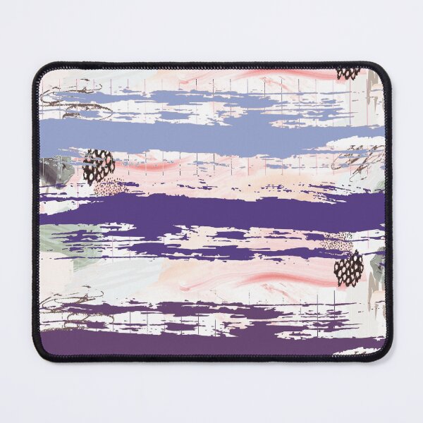 Item preview, Acrylic Stripped Brush Strokes Collage Patterned designed and sold by Designs By YL.
