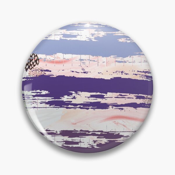 Item preview, Acrylic Stripped Brush Strokes Collage Patterned designed and sold by Designs By YL.