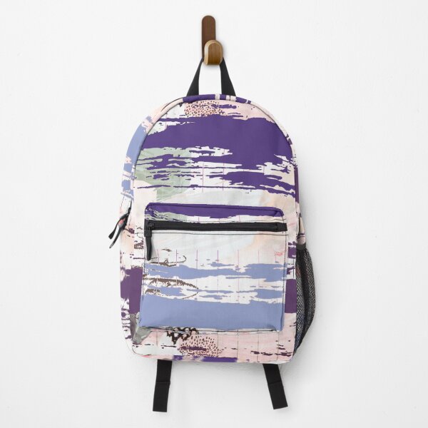Item preview, Acrylic Stripped Brush Strokes Collage Patterned designed and sold by Designs By YL.