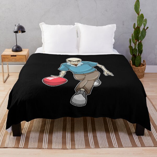 Item preview, Skeleton at Bowling with Bowling ball designed and sold by Snabdesign84.