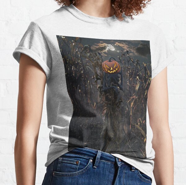 Moonlit Scarecrow Classic T-Shirt