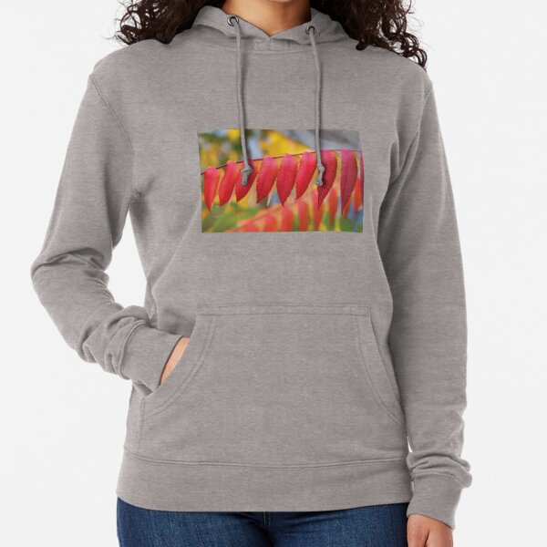 Red Leaves Of A Virginia Sumac Lightweight Hoodie