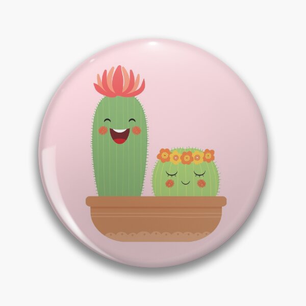 Item preview, Cute cartoon cacti with flower succulent plant designed and sold by TinyDoz.