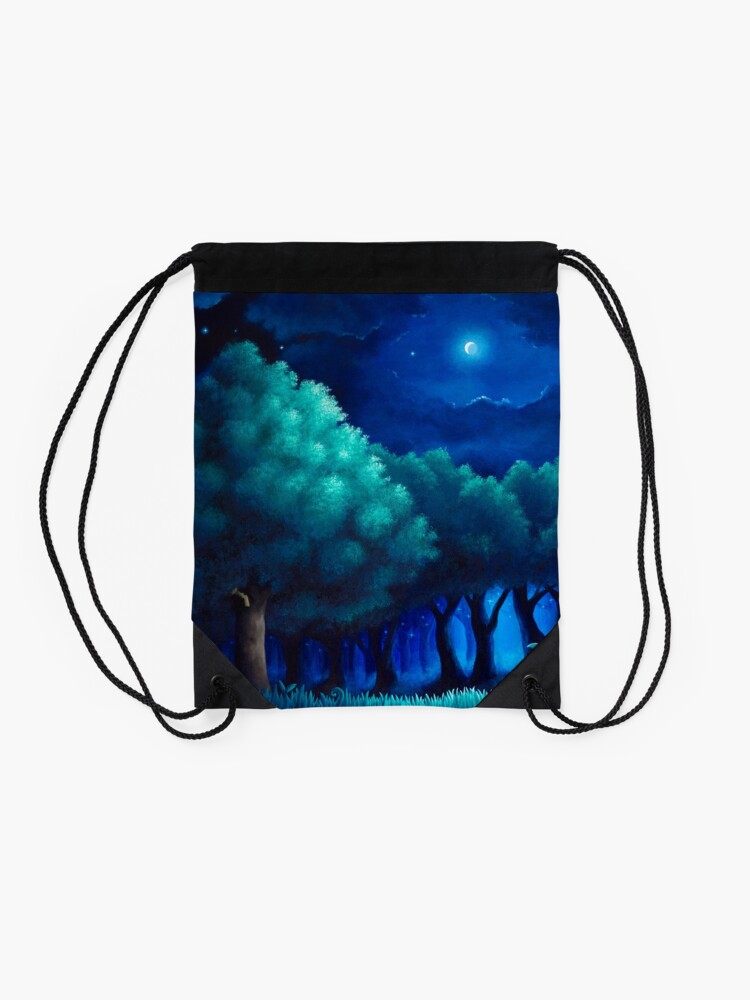 Alternate view of Viridian Forest Drawstring Bag