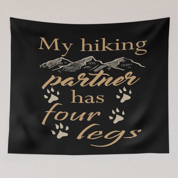 Item preview, happiness is a day spent hiking with my dog designed and sold by misskholeta.