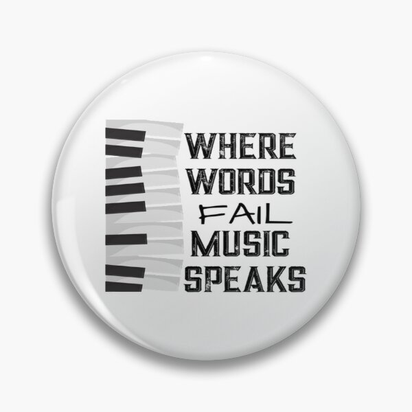Item preview, Where Words Fail Music Speaks  designed and sold by mydesigns15.