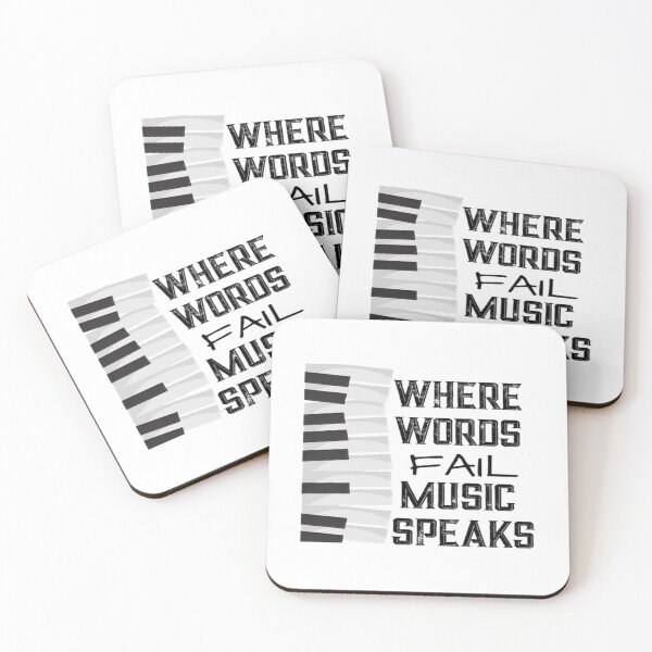 Item preview, Where Words Fail Music Speaks  designed and sold by mydesigns15.