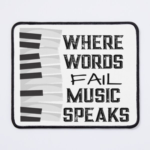 Item preview, Where Words Fail Music Speaks  designed and sold by mydesigns15.