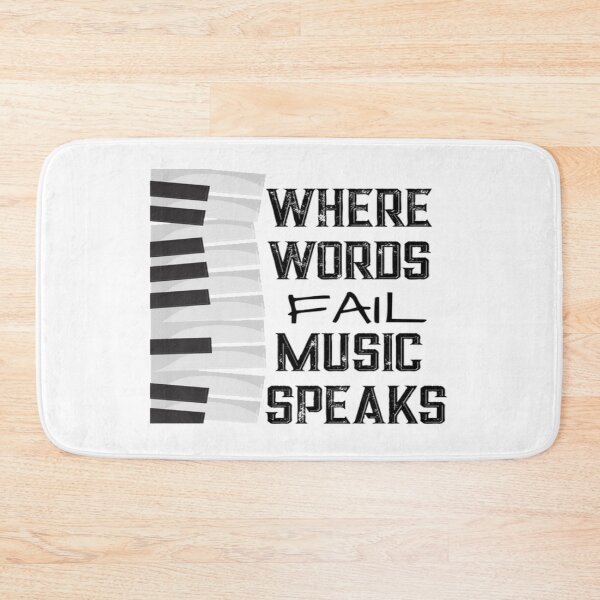 Item preview, Where Words Fail Music Speaks  designed and sold by mydesigns15.