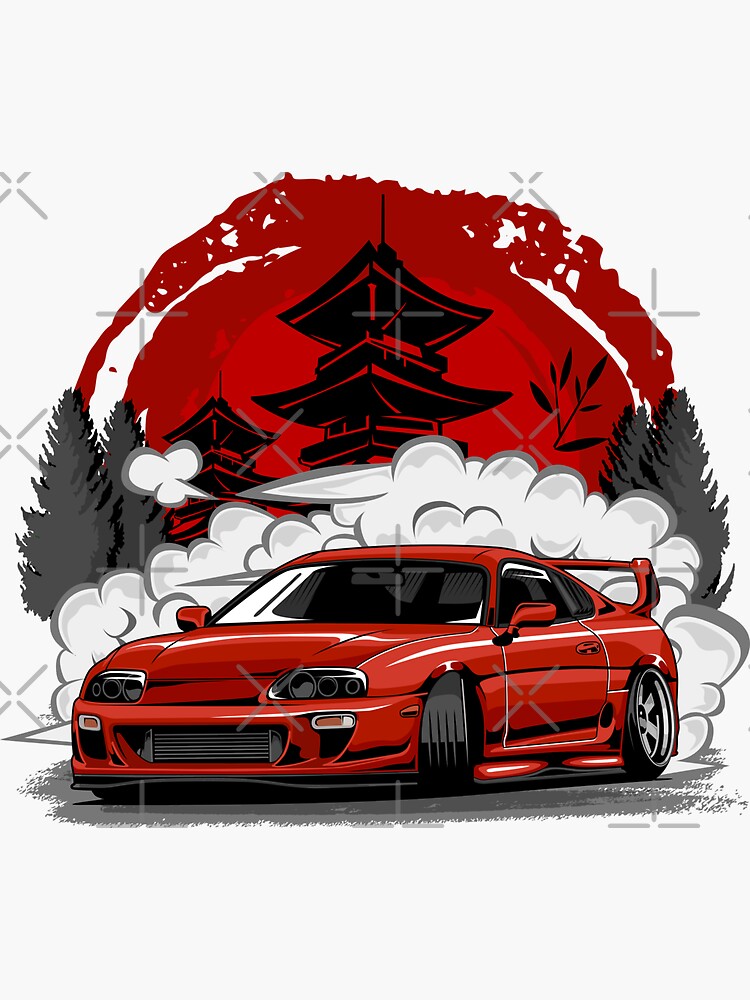 Japanese Godzilla decal For Fans and Toyota Lovers