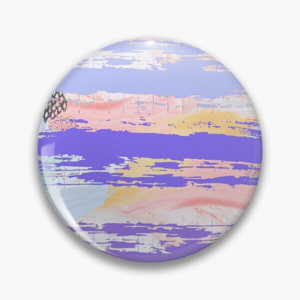 Item preview, Acrylic Stripped Brush Strokes Collage Patterned designed and sold by Designs By YL.