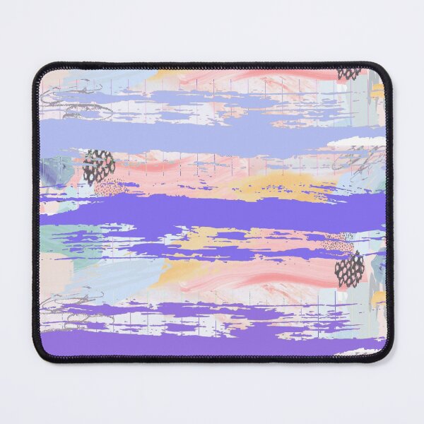Item preview, Acrylic Stripped Brush Strokes Collage Patterned designed and sold by Designs By YL.
