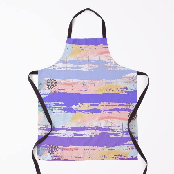 Item preview, Acrylic Stripped Brush Strokes Collage Patterned designed and sold by Designs By YL.