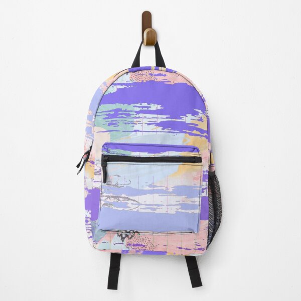 Item preview, Acrylic Stripped Brush Strokes Collage Patterned designed and sold by Designs By YL.