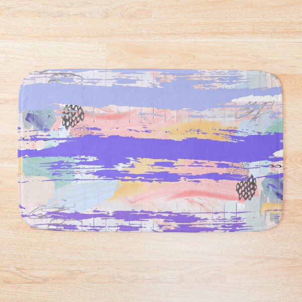 Item preview, Acrylic Stripped Brush Strokes Collage Patterned designed and sold by Designs By YL.