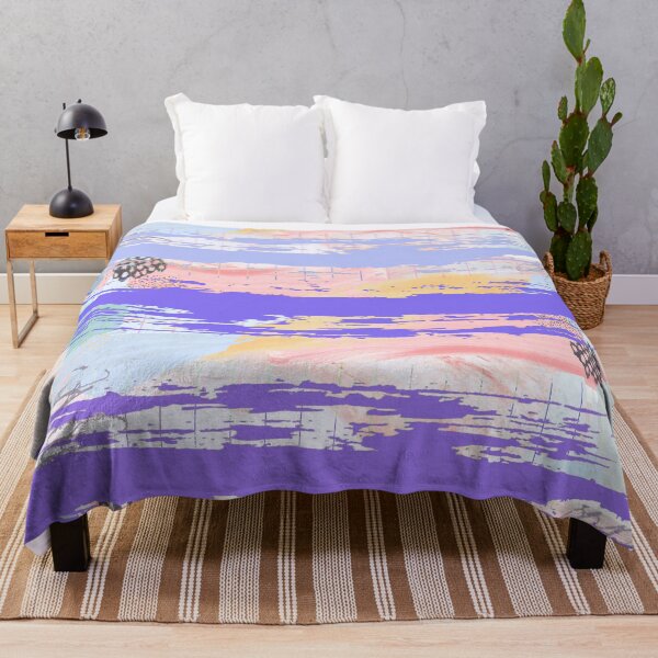 Item preview, Acrylic Stripped Brush Strokes Collage Patterned designed and sold by Designs By YL.