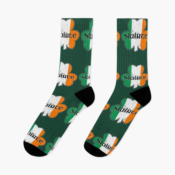 Item preview, Slainte Irish Flag Shamrock St Patricks Day Cheers Drinking designed and sold by GRAPHICxBOMB.