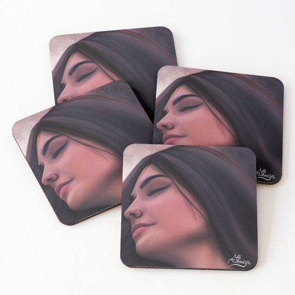 Item preview, The Girl With The Nose Ring designed and sold by ShreyaaArts.
