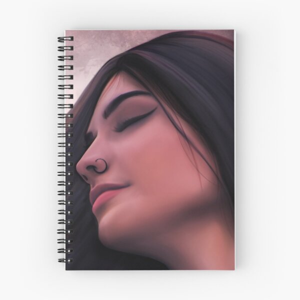 Item preview, The Girl With The Nose Ring designed and sold by ShreyaaArts.