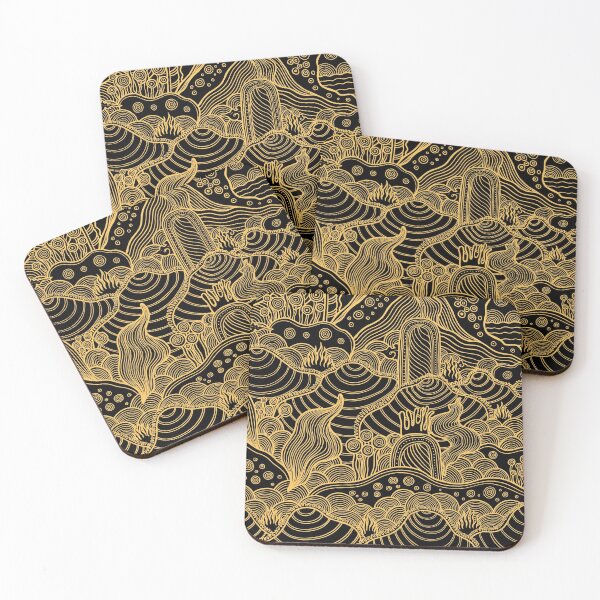 Item preview, Batik Stones and Plants 2 designed and sold by Goba Bali Studio.