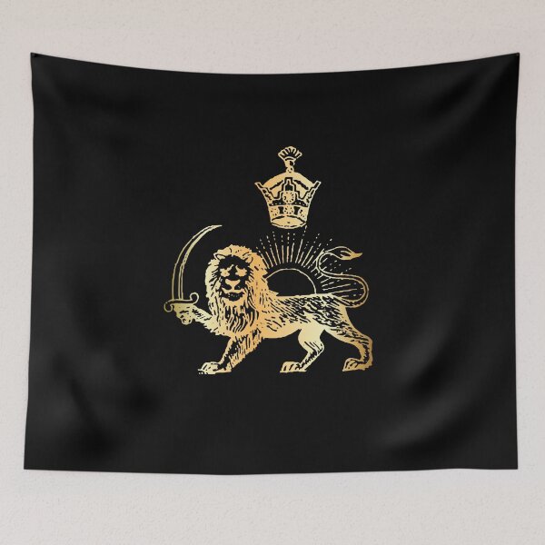 Item preview, Persian Flag Lion Ancient Symbol of Authority and Command designed and sold by signsandsymbols.