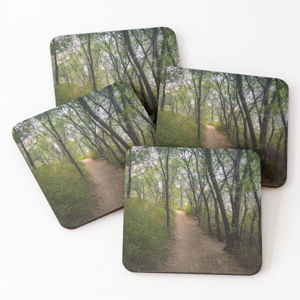Item preview, Trail Through the Woods at Sunset designed and sold by Amy Mitchell.