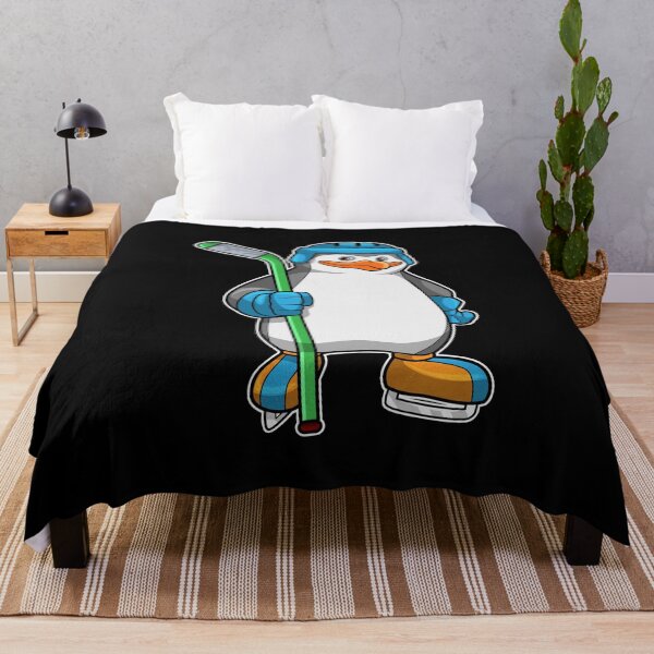 Item preview, Penguin at Ice hockey with Ice hockey stick designed and sold by Snabdesign84.